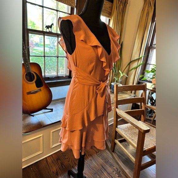 Express Ruffle Mini Dress - Picture 2 of 11